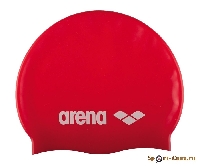 Шапочка для плавания ARENA Classic Silicone Cap 91662 044 red-white