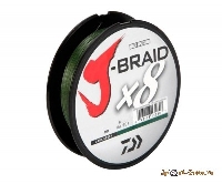 Леска плетеная DAIWA J-Braid X8 0,06мм 150м (зеленая)