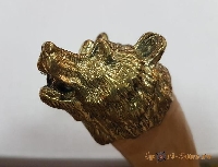 Нагайка уральская, фигурная рукоятка, литье (Медведь) Н - фото №1