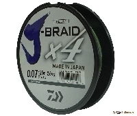 Леска плетеная DAIWA J-Braid X4 135 (зеленая)
